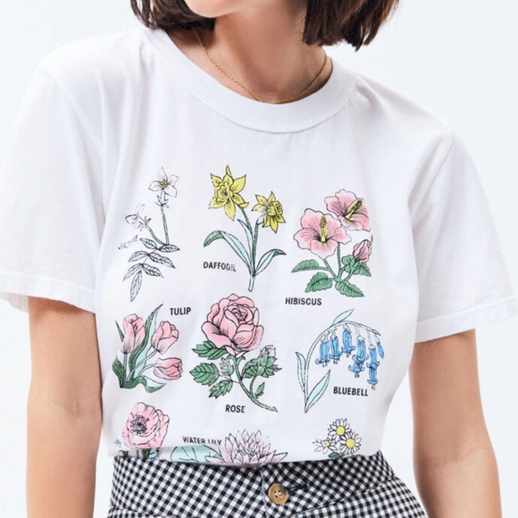 Flower Chart Graphic Tee - Picture 1 of 5